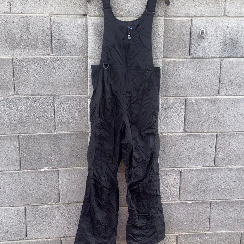 Rawik Black Ski Bib Snow bib Winter wear Overalls Med